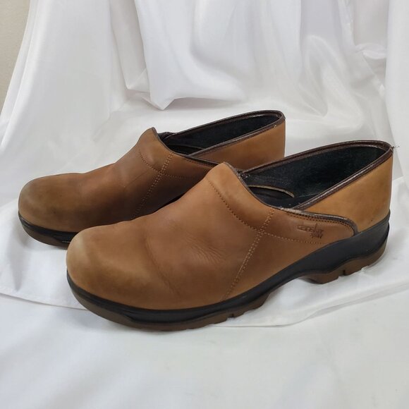 Dansko Sport Mens Professional Brown Leather Clogs Size 47  USA Mens size 13.5 - Picture 1 of 13